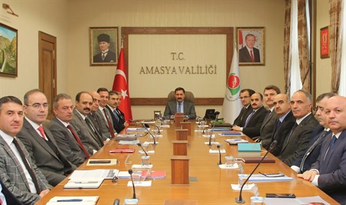 Valimiz Mustafa MASATLI Kamu Hizmetleri Değerlendirme Toplantısına Başkanlık Etti