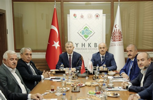 Yeşilırmak Havzası Kalkınma Birliği Encümen ve Meclis Toplantıları, Valimiz Yılmaz DORUK Başkanlığında Çorum’da Gerçekleştirildi