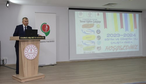 Valimiz Yılmaz DORUK, 2023-2024 Eğitim-Öğretim Yılının Genel Değerlendirmesinin Yapıldığı Temel Eğitim Çalıştay’ına Katıldı